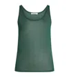 Max Mara Knitted Tank Top In Green