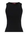 Max Mara Knitted Top In Black