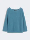 Max Mara Mohair Yarn Jumper In Blue