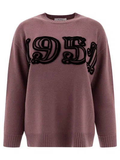 Max Mara Women Oversized Wool And Cashmere Sweater In Mallow