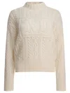 Max Mara Wool And Cashmere Sweater In Neutral