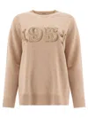 Max Mara Wool And Cashmere Sweater With 1951 Motif
