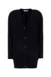 Max Mara Black Wool Blend Calotta Cardigan In Black