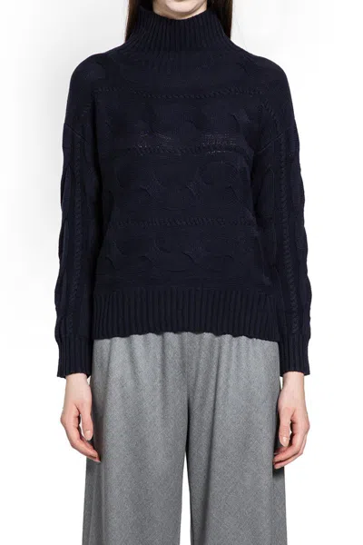 Max Mara Knitwear In Blue