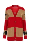 Max Mara Valido Wool And Cashmere Cardigan In Multi