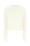 Max Mara Ivory Wool Blend Sweater In White