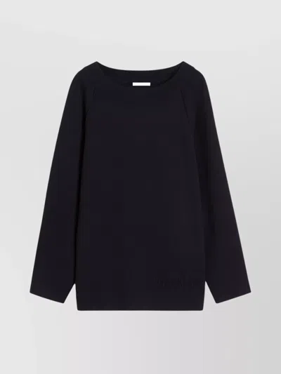 MAX MARA KNITWEAR WITH BUTTON DETAIL AND RAGLAN SLEEVES