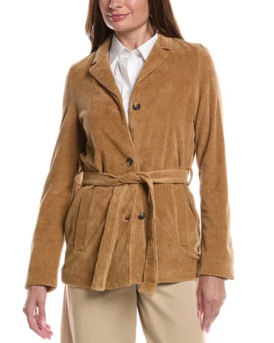 Max Mara Labile Corduroy Jacket In Brown