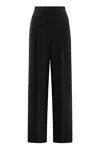 Max Mara Maxmara Women 2421136041600 - Pantalone Largo In Cady In Black
