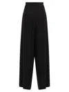 Max Mara Maxmara Women 2421136041600 - Pantalone Largo In Cady In Black