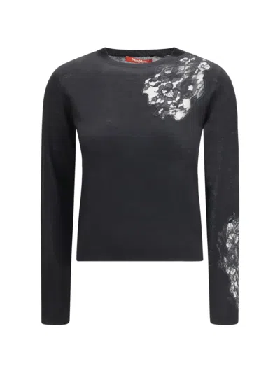 MAX MARA LACE APPLIQUÉ T-SHIRT