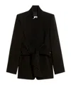 Max Mara Lace Casual Jacket In Black
