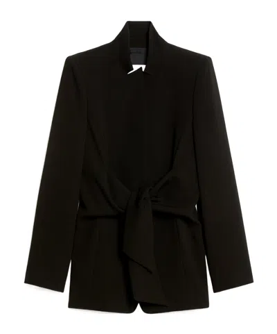 Max Mara Lace Casual Jacket In Black