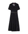 Max Mara Lace Polo Dress In Black