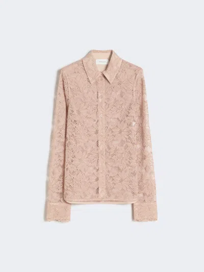 Max Mara Lace Shirt In Pink
