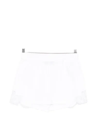 Max Mara Lace Trousers In White
