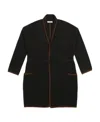 Max Mara Lace-up Cardigan In Black