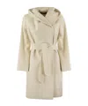 Max Mara Cappotto Newmang Bianco In Neutral