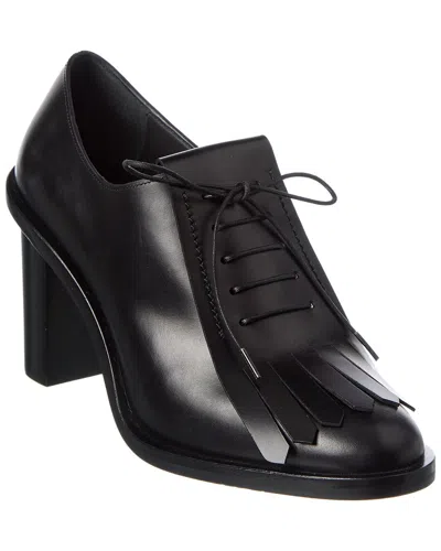 Max Mara Lace-up Leather Pump