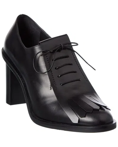 Max Mara Lace-up Leather Pump