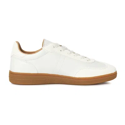 Max Mara Lace-up Sneakers In White