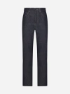 Max Mara Lacuna Straight Leg Jeans In Navy Blue