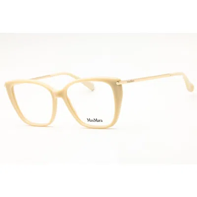 Max Mara Ladies Beige Cat Eye Eyeglass Frames Mm5007