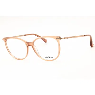 Max Mara Ladies Beige Round Eyeglass Frames Mm5050
