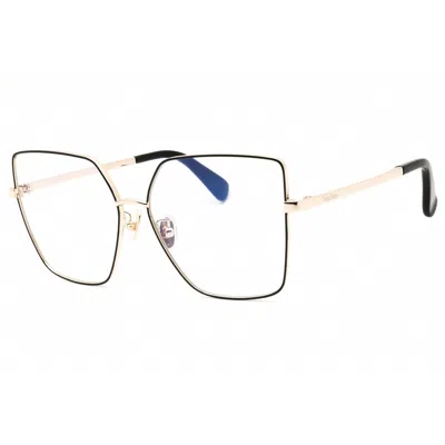Max Mara Ladies Black Oversized Eyeglass Frames Mm5073hb
