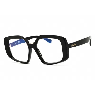 Max Mara Ladies Black Oversized Eyeglass Frames Mm5131b