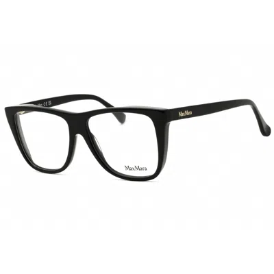 Max Mara Ladies Black Rectangular Eyeglass Frames Mm5096