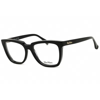 Max Mara Ladies Black Rectangular Eyeglass Frames Mm5115