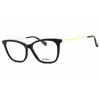 Max Mara Ladies Blue Rectangular Eyeglass Frames Mm5009 In Blue