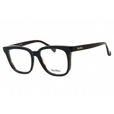 Max Mara Ladies Blue Rectangular Eyeglass Frames Mm5095
