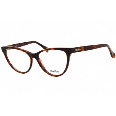 Max Mara Ladies Brown Cat Eye Eyeglass Frames Mm5011 In Multi