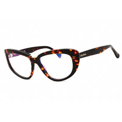 Max Mara Ladies Brown Cat Eye Eyeglass Frames Mm5109b