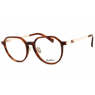 Max Mara Ladies Brown Round Eyeglass Frames Mm5088d