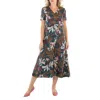 Max Mara Ladies China Blue Paola Printed Silk Dress In Multi
