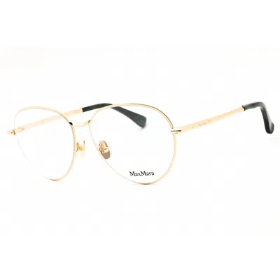 Max Mara Ladies Gold Tone Aviator Eyeglass Frames Mm5178