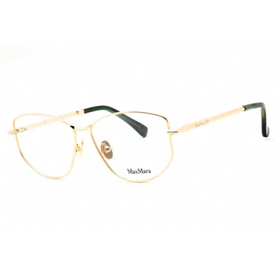 Max Mara Ladies Gold Tone Cat Eye Eyeglass Frames Mm5153
