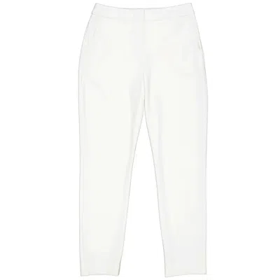 Max Mara Ladies Pegno Viscose Jersey Trousers In Bianco Seta