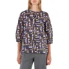 Max Mara Ladies Poloma Cotton-poplin Shirt In Blue
