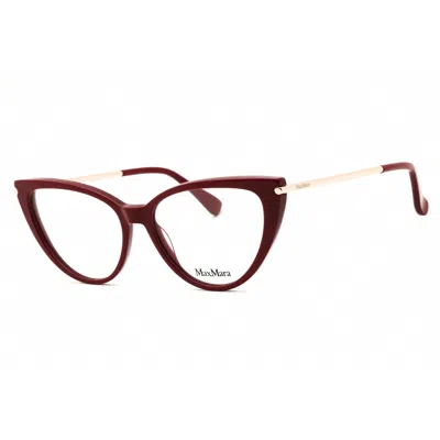 Max Mara Ladies Red Cat Eye Eyeglass Frames Mm5006