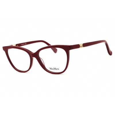 Max Mara Ladies Red Cat Eye Eyeglass Frames Mm5018