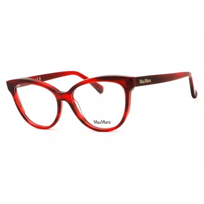 Max Mara Ladies Red Cat Eye Eyeglass Frames Mm5093
