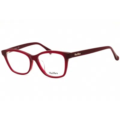 Max Mara Ladies Red Rectangular Eyeglass Frames Mm5032f