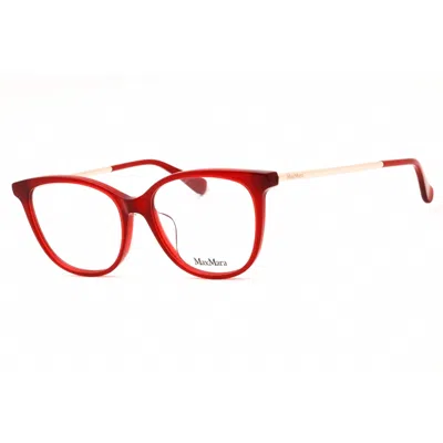 Max Mara Ladies Red Round Eyeglass Frames Mm5008f