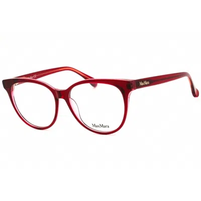 Max Mara Ladies Red Round Eyeglass Frames Mm5012