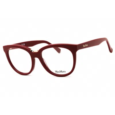 Max Mara Ladies Red Round Eyeglass Frames Mm5110