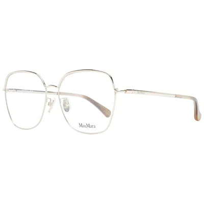Max Mara Ladies' Spectacle Frame  Mm5061-d 57032 Gbby2 In Gold